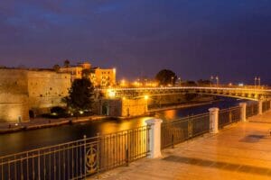 Capodanno a Taranto, ponte girevole