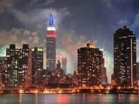 Capodanno a New York, fuochi d'artificio