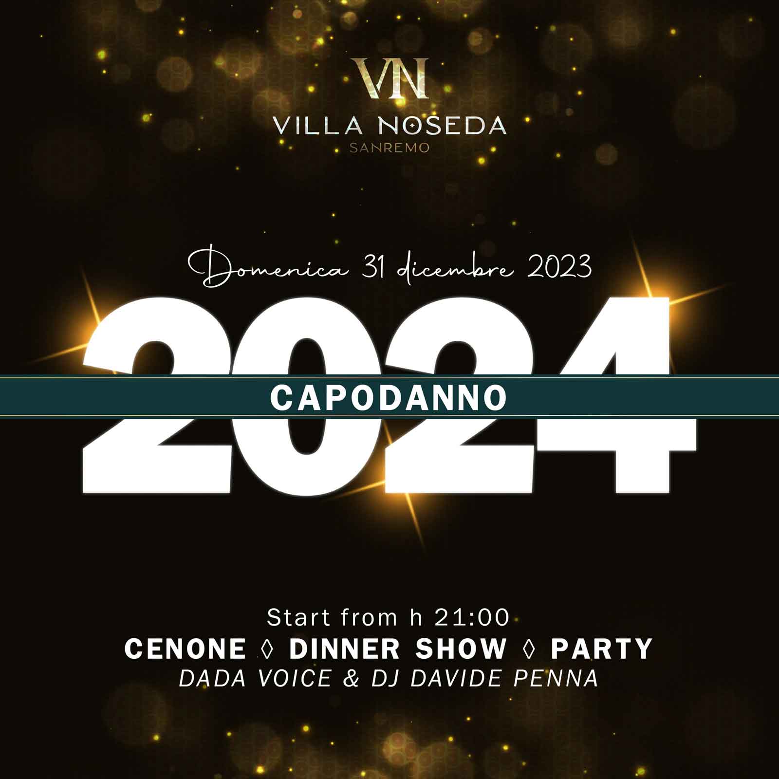 Capodanno a Villa Noseda a Sanremo