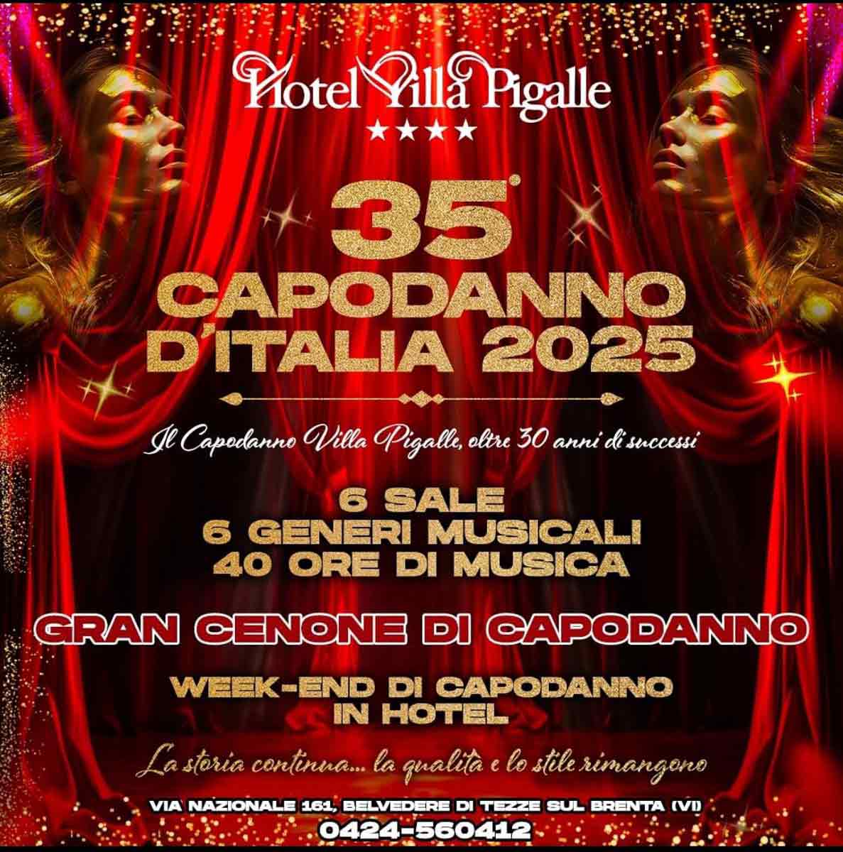 Capodanno Villa Pigalle