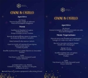 Il menu di capodanno di Rivalta